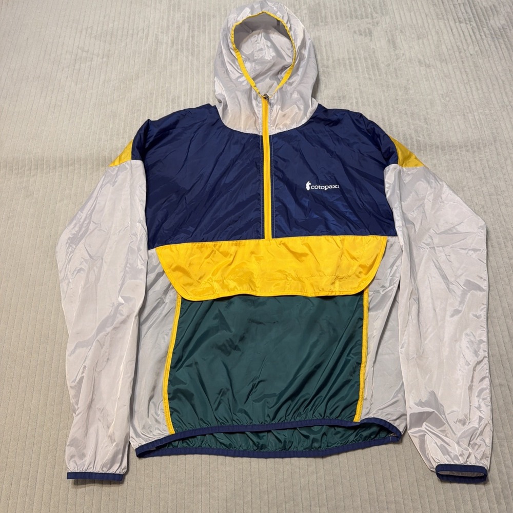 Cotopaxi Teca Half-Zip Windbreaker Bouncy Colorblock Pullover Jacket Womens L